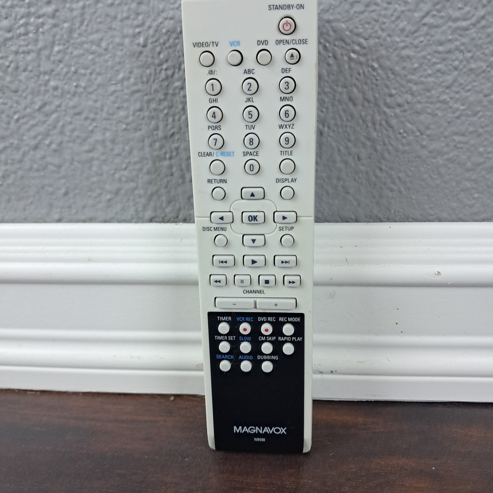 Magnavox Remote Control VCR DVD Player N8900 Universal Replacement - NOT TESTED